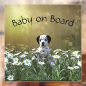 可愛いダルマチアンパピーinデイジー ウィンドウサイン (シート2)