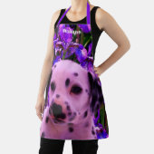 可愛いダルマチアンパーソナライズされた子犬 エプロン (インサイチュ)