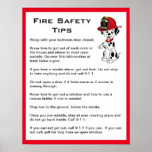 可愛いダルマチアン犬の火災安全のヒント