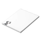 可愛いダルマチアン犬 ノートパッド (回転)