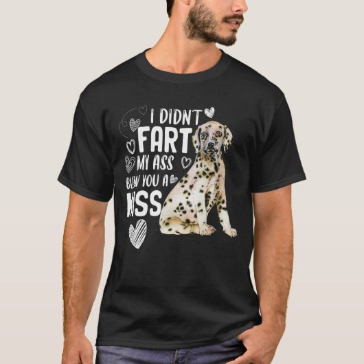 可愛いダルマチア犬の子犬 Tシャツ (正面)