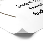 可愛いダンデリオン感動的引用文フローラポスター ポスター (角)