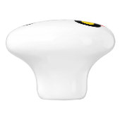 可愛いダンプトラック子供部屋ドアと引き出しプルノブ セラミックノブ (側面)