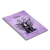 可愛いダークフェアリーとこうもり翼。 ノートブック (右側)