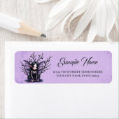 可愛いダークフェアリーとこうもり翼。 ラベル (インサイチュ)