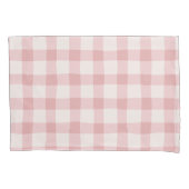 可愛いチェッ市松模様にカーボードのパターンの濃淡 枕カバー (正面)