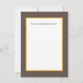 可愛いチキン好きの追加気持ち ノートカード (裏面)