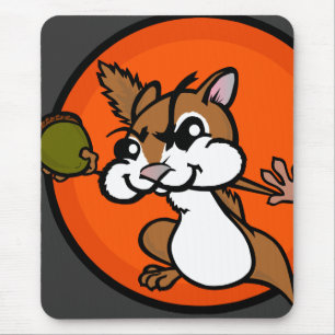 可愛いチップマンクマウスパッド マウスパッド