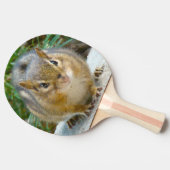 可愛いチムンクが君を見ている 卓球ラケット (横)