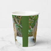 可愛いチムンクが君を見ている 紙コップ (左)