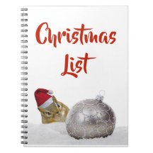 可愛いチムンクのクリスマスリスト