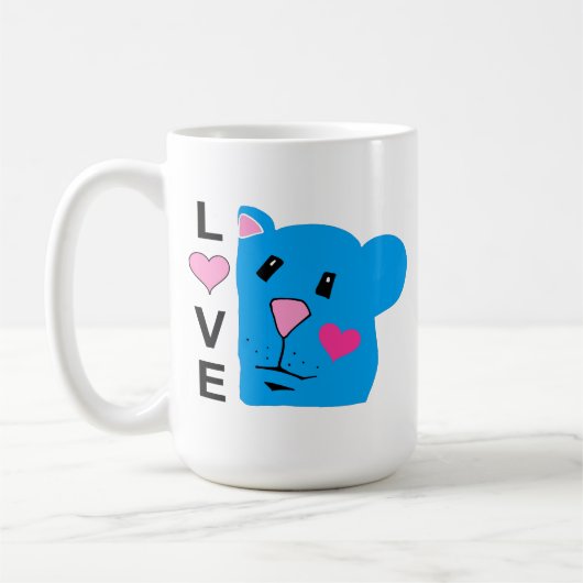 可愛いチムンクコーヒーマグが大好き コーヒーマグカップ (左)