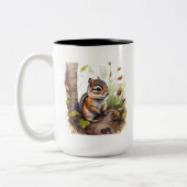 可愛いチムンクマグ ツートーンマグカップ (左)