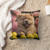 🐕可愛いチャウチャップテニスボール付き クッション (ブランケット)