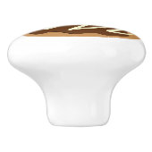 可愛いチョコレートドーナツデザインセラミックプルノブ セラミックノブ (側面)