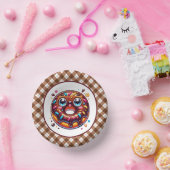 可愛いチョコレートドーナツパーティー ペーパーボウル (パーティー)