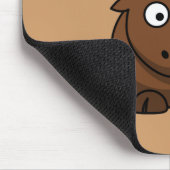 可愛いチョコレートムースおもしろいのジョーク漫画パン マウスパッド (コーナー)