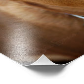 可愛いチョコレートラボピットミックスドッグポートレート5 フォトプリント (角)