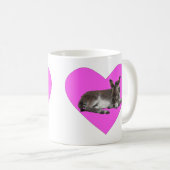 可愛いチョコレートロバベビーフォアスリープ コーヒーマグカップ (正面右)