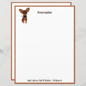 可愛いチワホアパピードッグパーソナライズ (正面/裏面)