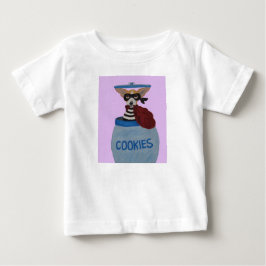可愛いチワワのクッキーの泥棒 ベビーTシャツ