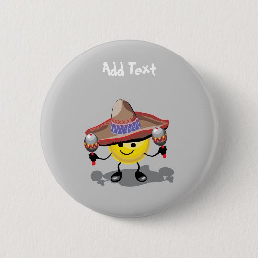 可愛いチンコデマヨカパーソナライズされたートゥー 缶バッジ (正面)