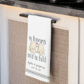 可愛いチーズパンを持おもしろいってハヴァルティ キッチンタオル