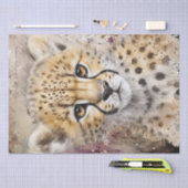 可愛いチートカブワイルドキャットウォーター 薄葉紙 (クラフト)