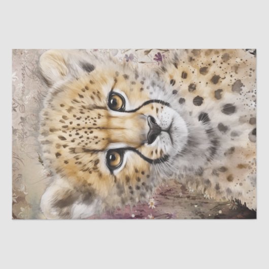 可愛いチートカブワイルドキャットウォーター 薄葉紙 (正面)