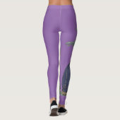 可愛いツリーハガーベアーアウトドアシーン設計 レギンス (裏面)