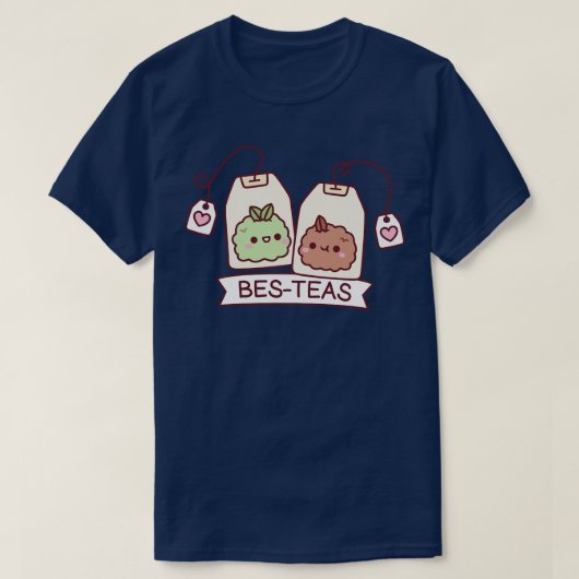 可愛いティーアボグス葉ティーベステーズ Tシャツ (デザイン正面)
