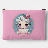 可愛いティーカップドールアクセサリーポーチ アクセサリーポーチ (正面)