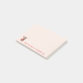 可愛いティーカップピギーパーソナライズポストイットノート ポストイット (アングル)