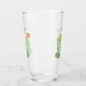 可愛いティーバグのカップ漫画ユーモアキャラクター タンブラーグラス (左)