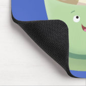 可愛いティーバグのカップ漫画ユーモアキャラクター マウスパッド (コーナー)