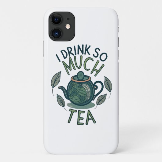 可愛いティーポット お茶大好き Case-Mate iPhoneケース (裏面)