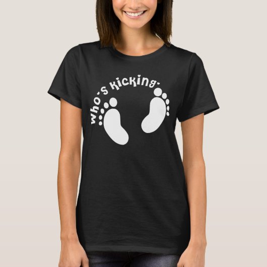 可愛いティ妊婦のーズ Tシャツ (正面)