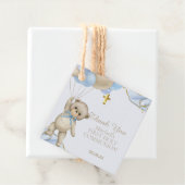 可愛いテディブルーバルーンボーイファースト聖餐式 フェイバータグ (インサイチュ)