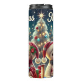 可愛いテディベアがメリークリスマス タンブラー (裏面)