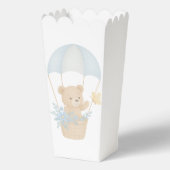 可愛いテディベアとパラシュート赤ちゃんシャワー フェイバーボックス (裏面)