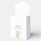 可愛いテディベアとパラシュート赤ちゃんシャワー フェイバーボックス (オープン)