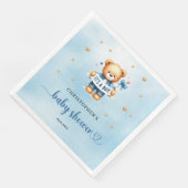 可愛いテディベアとリボンは男の子の赤ちゃんシャワー (コーナー)