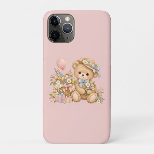 可愛いテディベアパーティーデザイン Case-Mate iPhoneケース (裏)