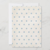 可愛いテディベアボーイ誕生日パーティーの招待状 招待状 (裏面)