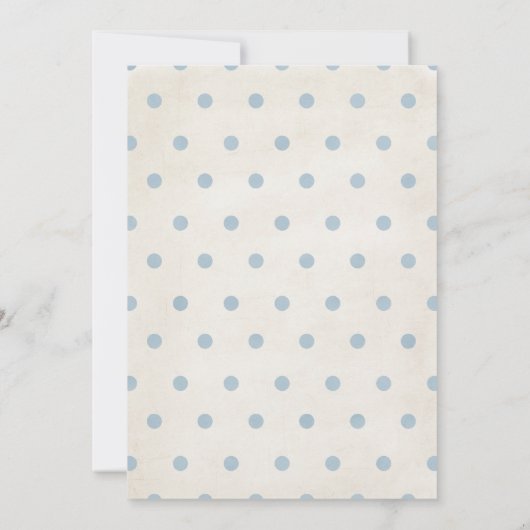 可愛いテディベアボーイ誕生日パーティーの招待状 招待状 (裏面)