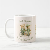 可愛いテディベアーマグ素晴らし- It's be Day コーヒーマグカップ (左)