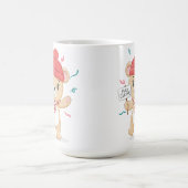 可愛いテディベアーメリークリスマス コーヒーマグカップ (中央)