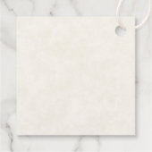 可愛いテディベアーメリークリスマス フェイバータグ (裏面)