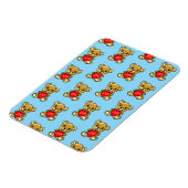 可愛いテディベア愛とハート保持 – 愛らしい マグネット (左側)