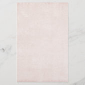 可愛いテディベア運の赤いハート 便箋 (裏面)